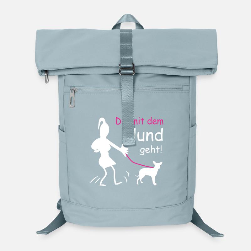 Die mit dem Hund geht Laptop-Rucksack 