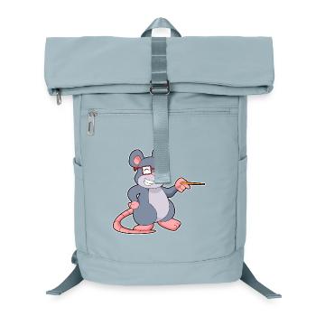 Mouse Teacher Pointer School - Laptop Backpack - ice blue - Front