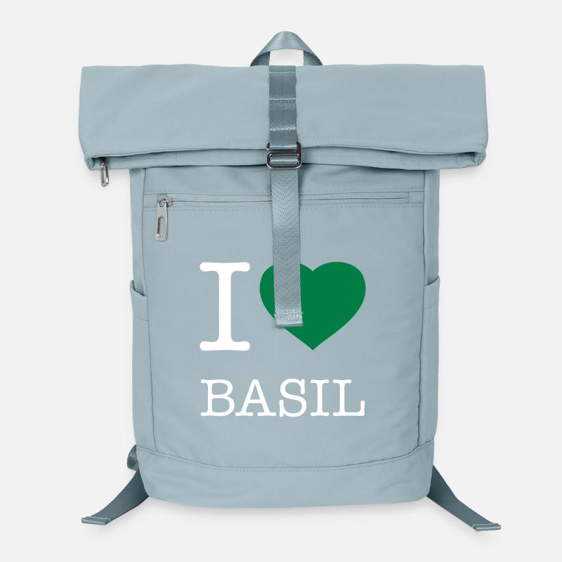 I LOVE BASIL Basilikum Laptop Backpack