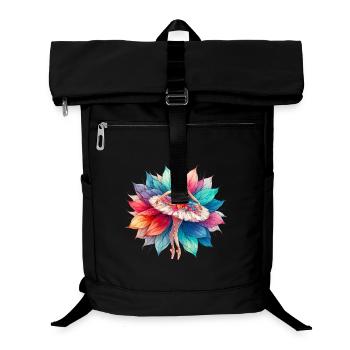 Ballet dancer with tutu - Laptop Backpack - black - Front