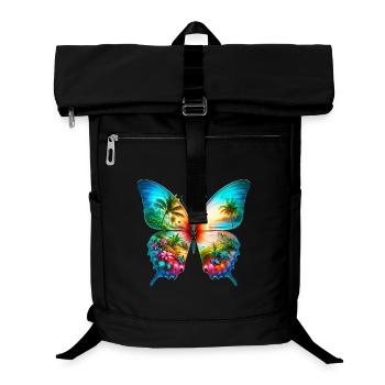 Butterfly - Laptop Backpack - black - Front