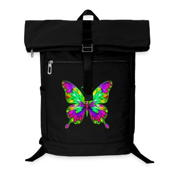 Butterfly - Laptop Backpack - black - Front