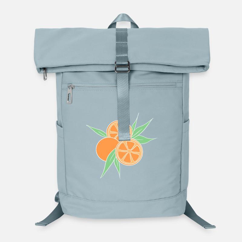 Fresh Orange Citrus Fruit Illustration Laptop-Rucksack 