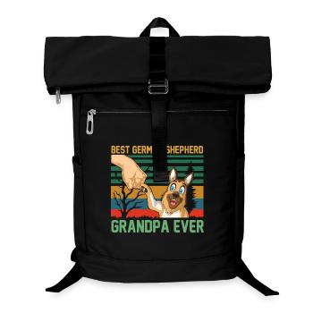 German Shepherd Grandpa - Laptop Backpack - black - Front