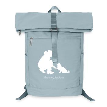 Mon_meilleur_ami_blanc - Sac à dos ordinateur - bleu glacier - Devant