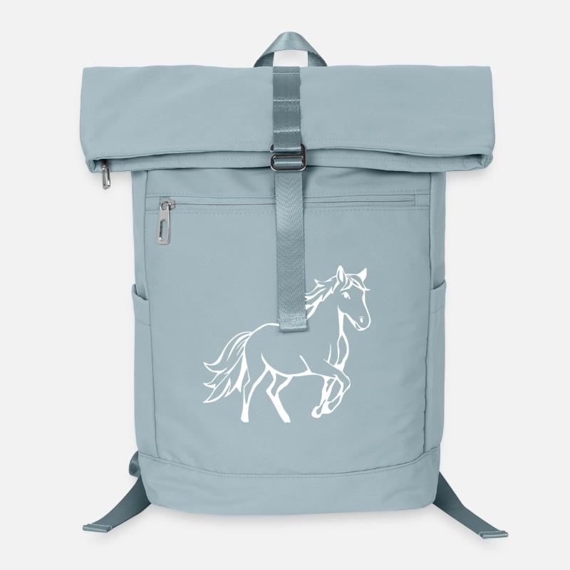 Pferde T-shirt Geschenk Reiter  Laptop-Rucksack 