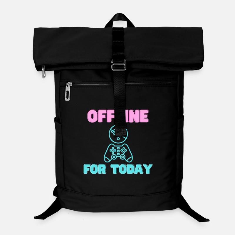 Offline For Today Neon Gamer Laptop-Rucksack 