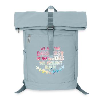 We are Daugthers of the witches you couldn't burn - Laptop Backpack - ice blue - Front