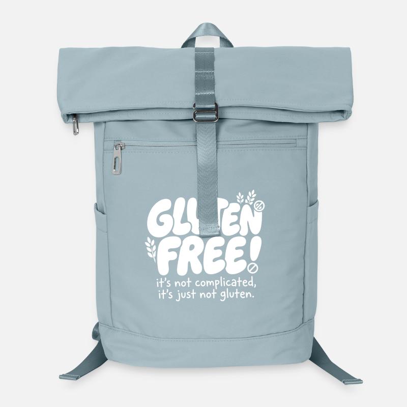 Sans gluten expliqué simplement : Humour Sac à dos ordinateur