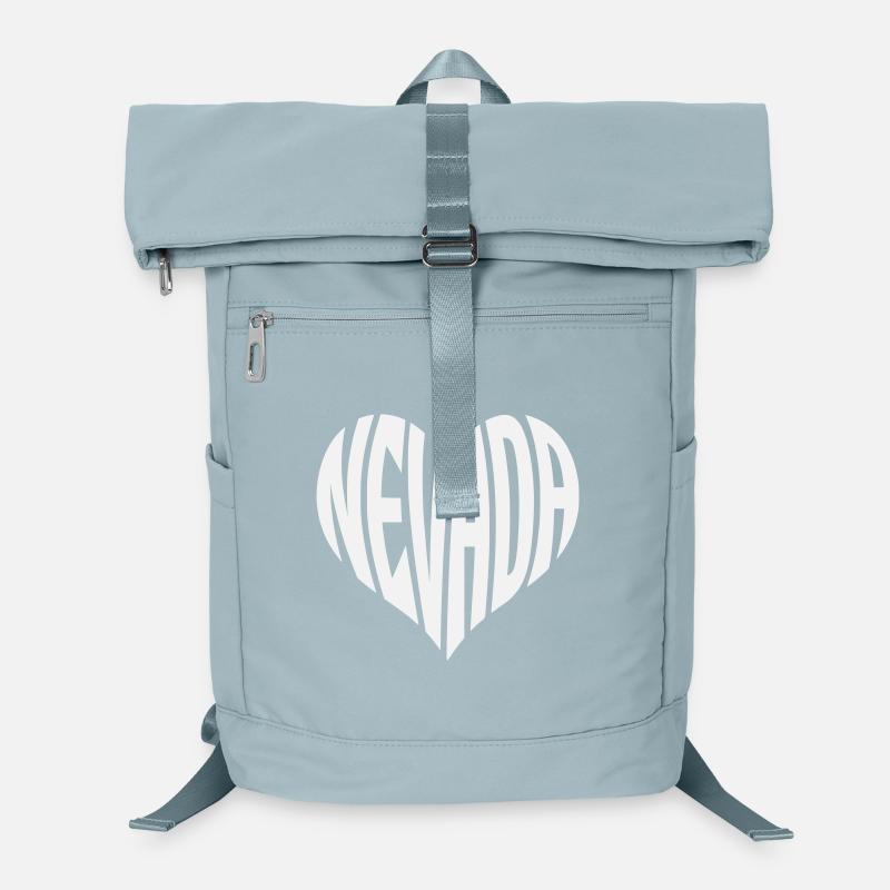 Nevada Herz Typografie Laptop-Rucksack 