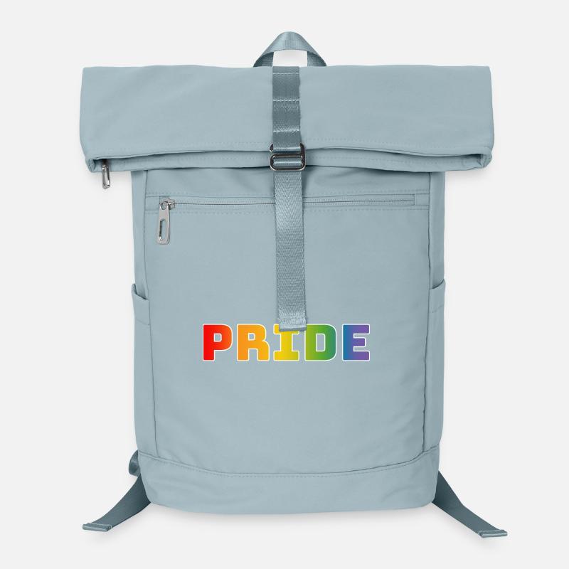 Rainbow pride blanc Sac à dos ordinateur