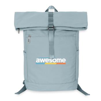 Awesome Typography Design - Laptop Backpack - ice blue - Front