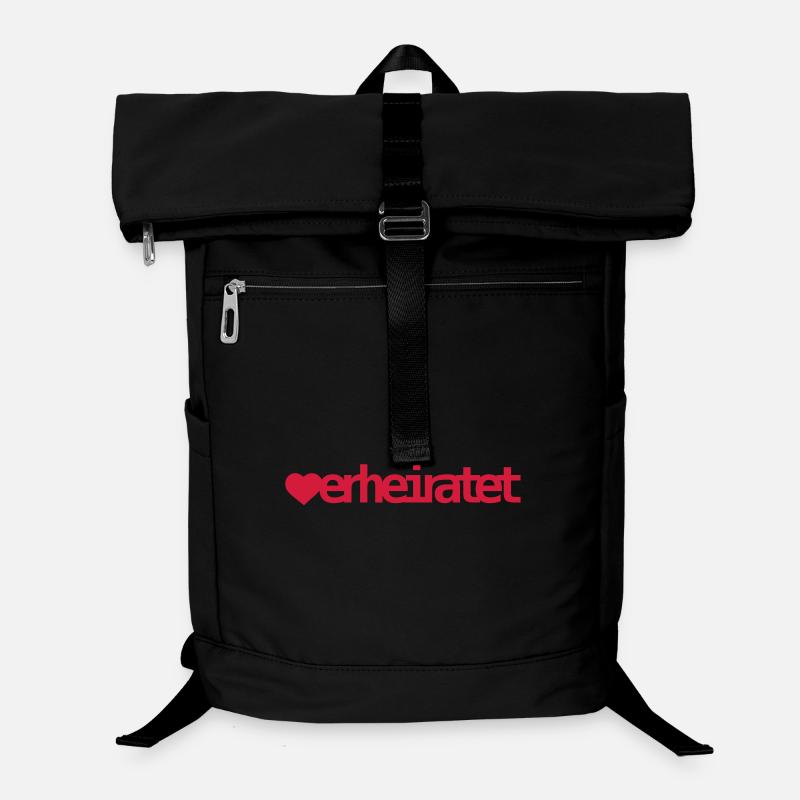 verheiratet Herz Laptop-Rucksack 
