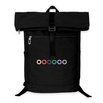 Guitar Strings Color Code | Concert, Rock, Music - Laptop Backpack - black - Front