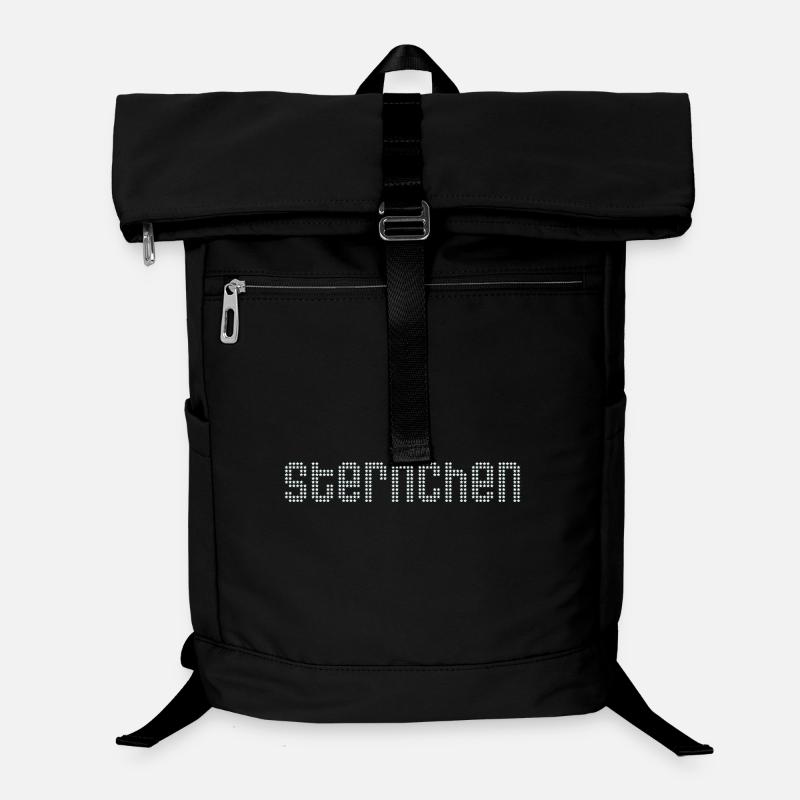 Sternchen - Laptop-Rucksack  - Schwarz