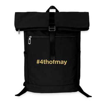 born on May 4 Birthday birthday - Laptop Backpack - black - Front