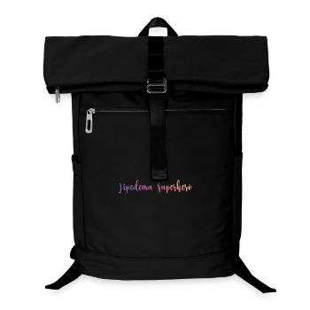 Lipedema Superhero Slogan - Laptop-Rucksack  - Schwarz - Vorne