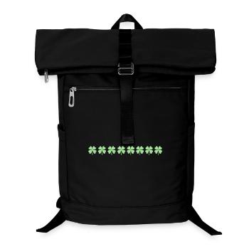 Pastel Clover Row - Laptop-Rucksack  - Schwarz - Vorne