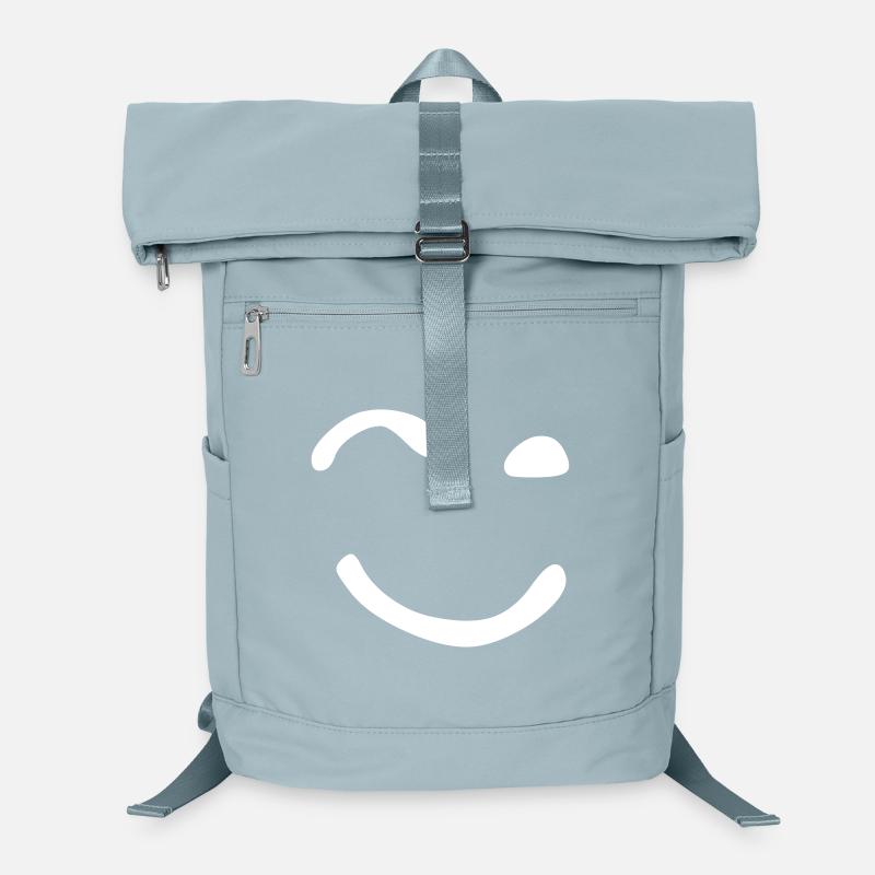 The winking face Laptop Backpack