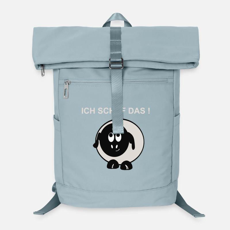 Ich schaff das Schaf Motiv Laptop-Rucksack 