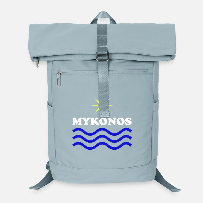 MYKONOS-GRÈCE Eau Solaire Sac à dos ordinateur
