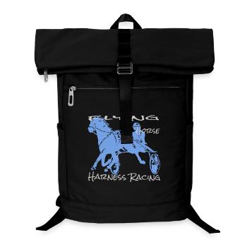Course de trot trotteur - Sac à dos ordinateur - noir - Devant