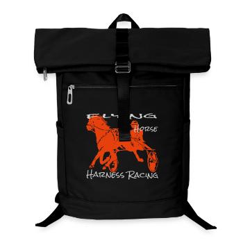 Course de trot trotteur - Sac à dos ordinateur - noir - Devant
