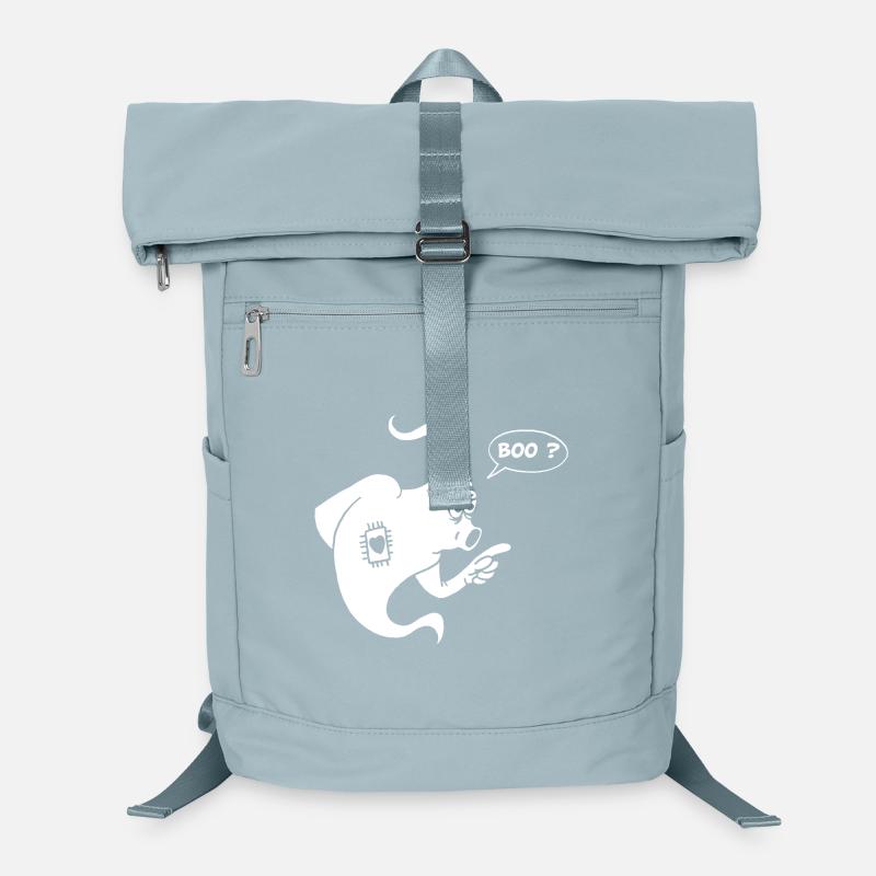 Fantôme blanc amusant Sac à dos ordinateur