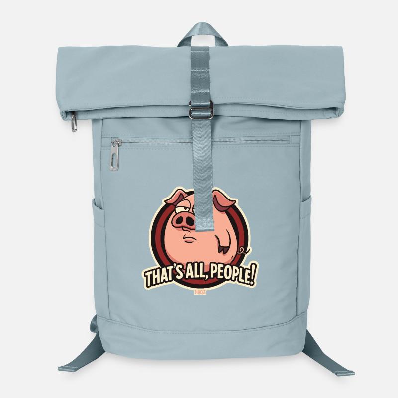 Sassy Pig That's All People Laptop Backpack
