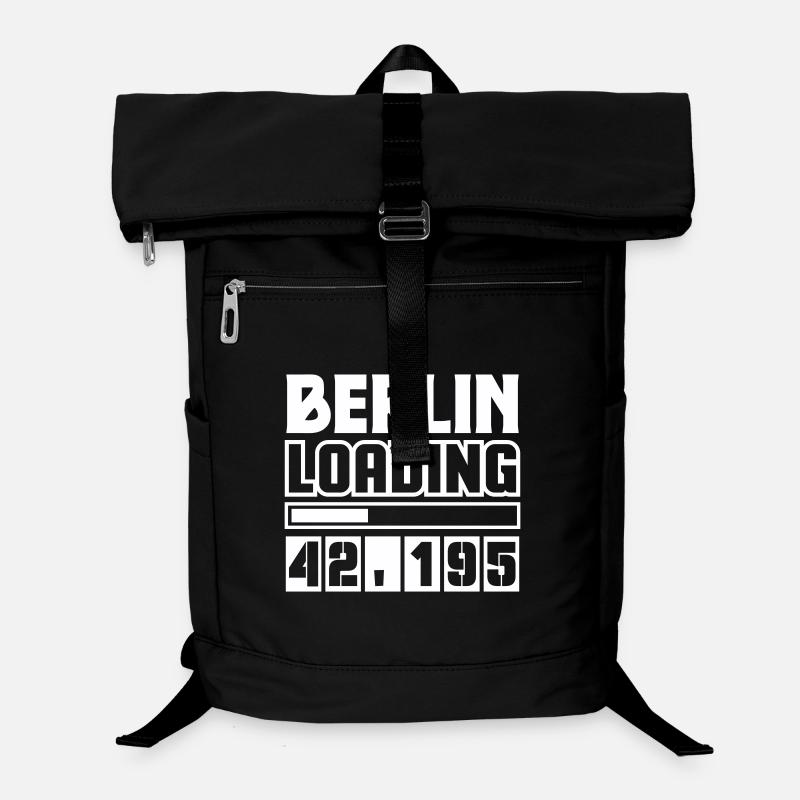 Berlin Loading 42.195 - Laptop-Rucksack  - Schwarz