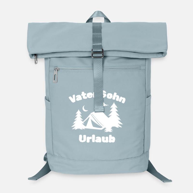 Vater Sohn Urlaub Camping Laptop-Rucksack 