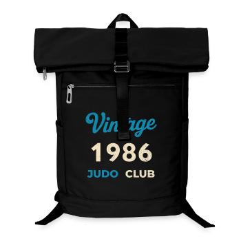 Vintage 1986 Judo Club Retro Birth Year Gift - Laptop Backpack - black - Front