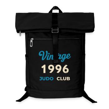 Vintage 1996 Judo Club Retro Birth Year Gift - Laptop Backpack - black - Front