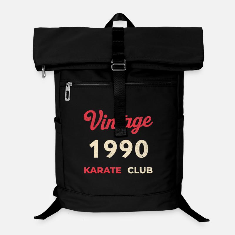 Vintage 1990 – Année de naissance rétro du Karate Club Sac à dos ordinateur