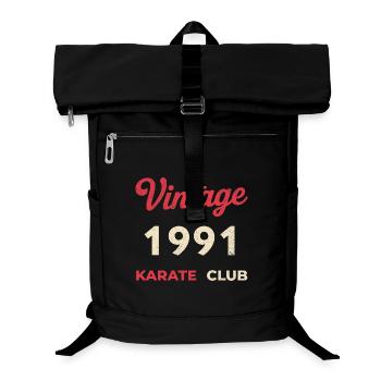 Vintage 1991 – Année de naissance rétro du Karate Club - Sac à dos ordinateur - noir - Devant