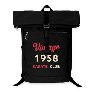 Vintage 1958 – Année de naissance rétro du Karate Club - Sac à dos ordinateur - noir - Devant