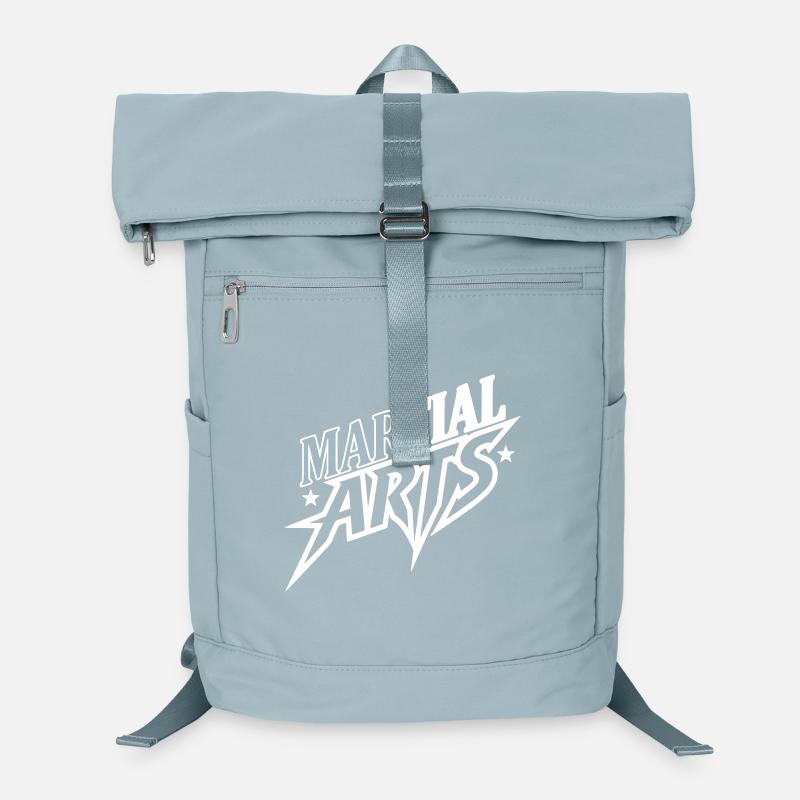 Conception du logo des arts martiaux Sac à dos ordinateur