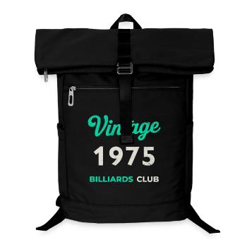 Vintage 19755 – Billiards Club Retro Birth Year - Laptop Backpack - black - Front