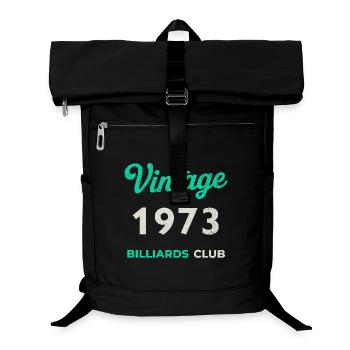 Vintage 1973 – Billiards Club Retro Birth Year - Laptop Backpack - black - Front