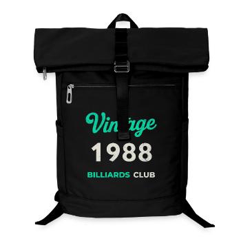 Vintage 1988 – Billiards Club Retro Birth Year - Laptop Backpack - black - Front