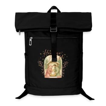 Holy Night Nativity Scene - Laptop Backpack - black - Front