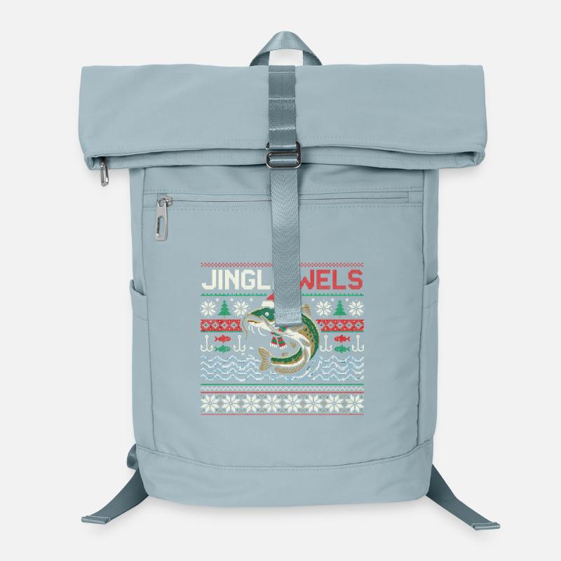 Jingle Wels - Lustiges Angler Weihnachtsgeschenk Laptop-Rucksack 