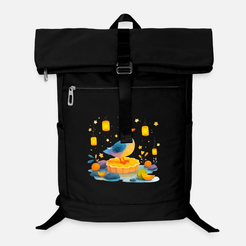 Duck on citrus slice Laptop Backpack