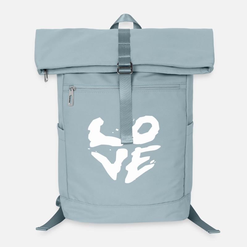 Illustration typographie de déclaration d’amour Sac à dos ordinateur