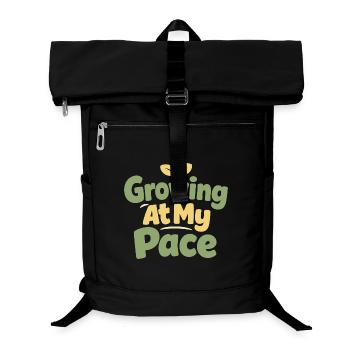 Gentle parenting identity, slow - Laptop Backpack - black - Front