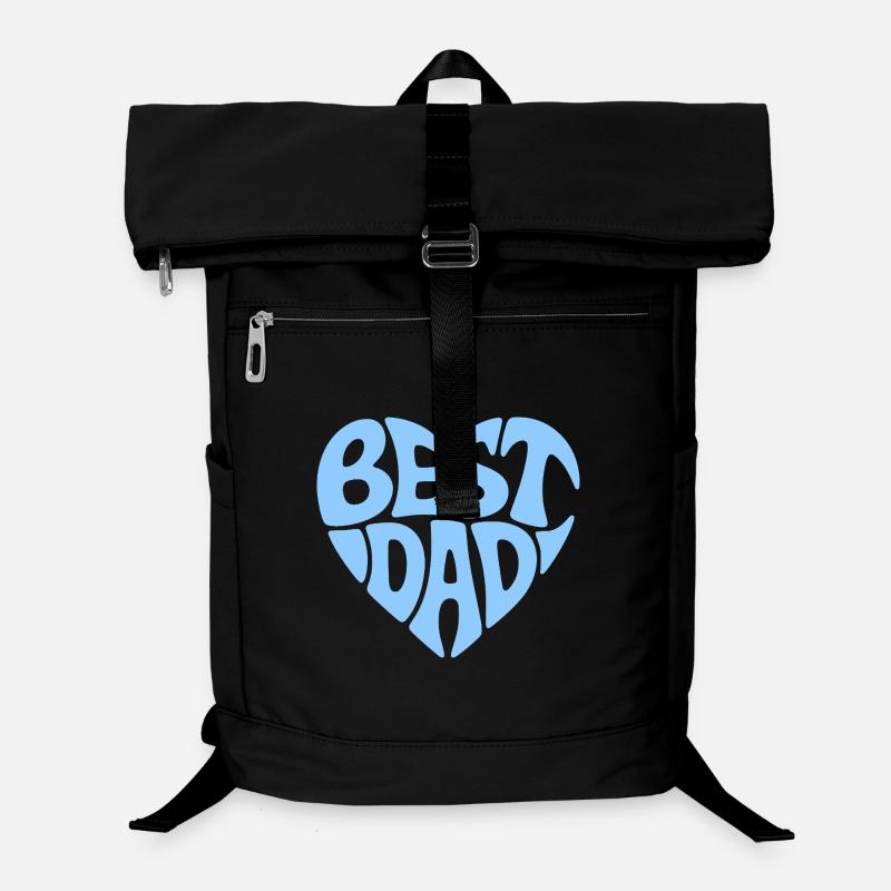 Meilleur design de cœur de papa Sac à dos ordinateur
