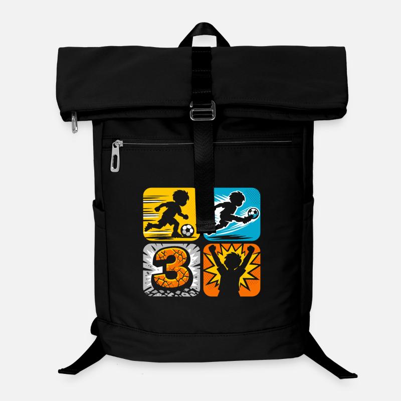 3rd Birthday Football Germany Boys Laptop Backpack