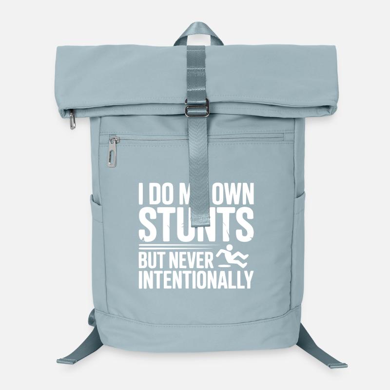 I Do My Own Stunts But Never Intentionally Laptop Backpack