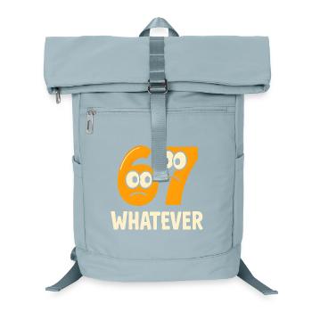 Six Seven Whatever Italian Brainrot Humor Meme - Laptop Backpack - ice blue - Front