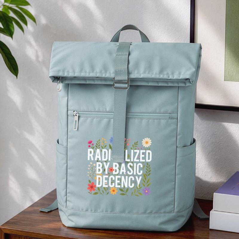Radicalized Basic Decency Human Rights Kindness Laptop Backpack